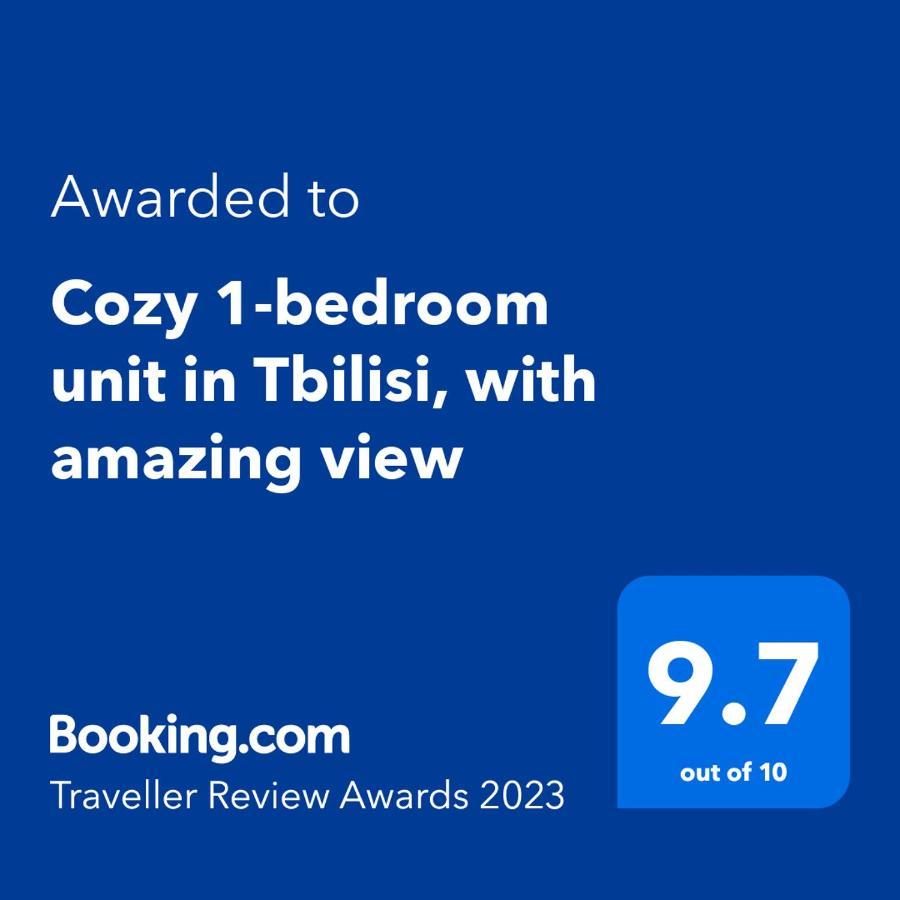 Cozy 1-Bedroom Unit In Tbilisi, With Amazing View Exterior foto
