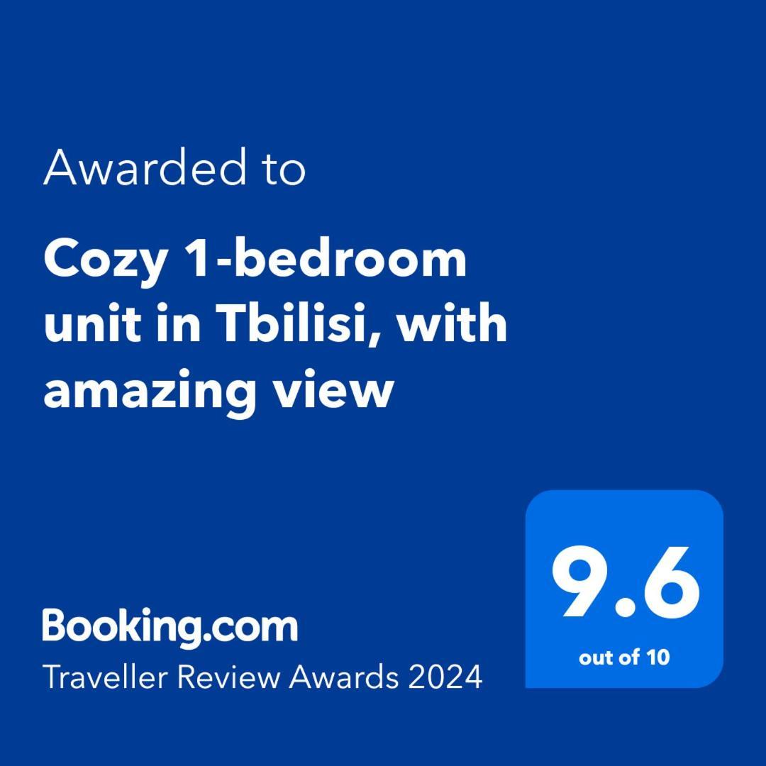Cozy 1-Bedroom Unit In Tbilisi, With Amazing View Exterior foto